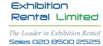 Exhibition Plasma LED AV & furniture hire - short term corporate event hire in London NEC Birmingham UK