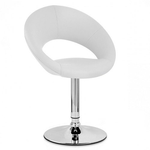 Rent Crescent Faux Leather Chair £30.00 short term for exhibitions and shows in London Birmingham and UK