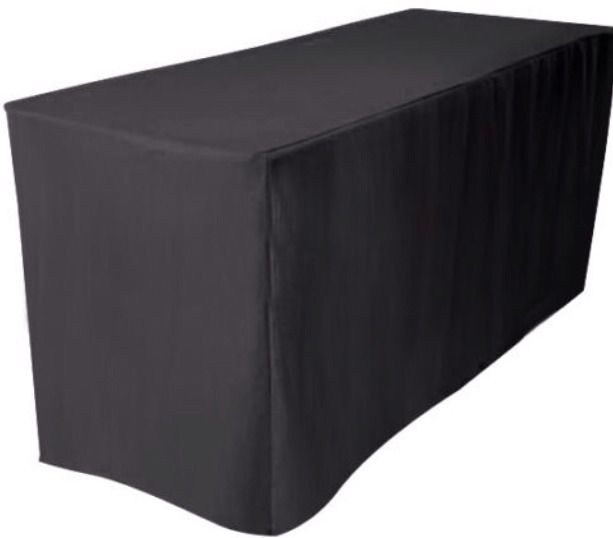 Rent Black Table Cloth 10.00 short term for exhibitions and shows in London Birmingham and UK