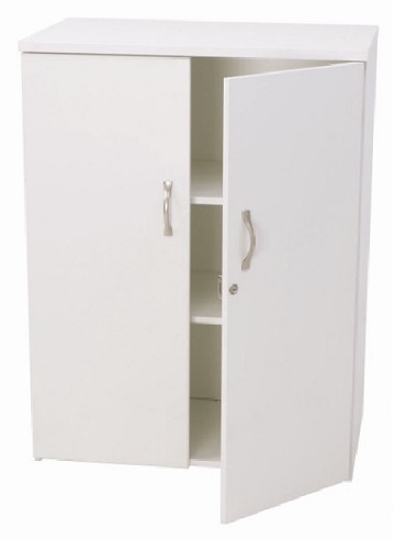 Rent White Deluxe Lockable Cabinet 70.00 short term for exhibitions and shows in London Birmingham and UK