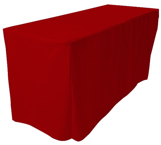 Rent Red Table Cloth 10.00 short term for exhibitions and shows in London Birmingham and UK